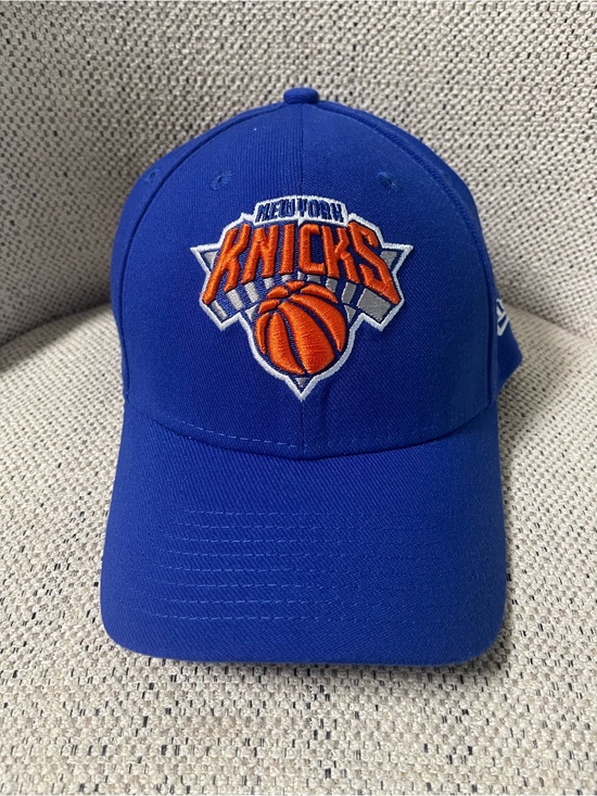New Era Other - New Era Knicks Royal Blue Hat with Orange Logo